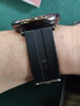 手表配件 适配华米1/2/2s华米AMAZFIT 2代硅胶表带 GTS/GTR手表带 20 22mm HW-J11黑色钢扣 22mm 实拍图