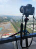 富图宝（Fotopro）空气三号 双全景云台碳纤维相机微单摄影摄像三脚支架 浩瀚蓝 重/0.9KG 手机夹 实拍图