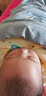豆苗儿婴儿连体衣秋冬装 新生儿纯棉加厚保暖包脚哈衣 宝宝满月夹棉衣服 黄色字母（斜襟款） 66码建议年龄3-5个月 实拍图