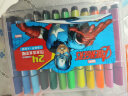 迪士尼(Disney)24色三角杆水彩笔 儿童可水洗粗杆易握画画笔 学生绘画文具玩具 漫威DM20657-2A 实拍图