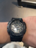 适用于卡西欧casio gshock树脂手表带GA-110GB GD120 700 400橡胶表带 黑色黑扣 实拍图