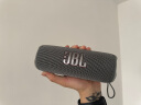 JBL FLIP6 音乐万花筒六代 flip5升级款 便携蓝牙音箱 桌面音响 赛道扬声器 独立高音单元 烟空灰  实拍图