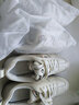 PIPH真皮小白鞋女2025夏季新款女鞋平底运动鞋休闲板鞋透气网鞋旅游鞋 米灰色【单里款】HX58231 39 实拍图
