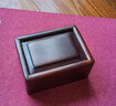 琴书侣红木工艺品红酸枝小首饰盒长方形玉石珠宝盒戒指盒收纳盒 红酸枝盒子 6.5*6.5*3.5cm 实拍图