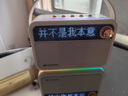 山水（SANSUI）V3户外K歌音响麦克风小型拉卡OK一体机无线蓝牙儿童话筒家庭ktv歌词显示音箱【单话筒+毛绒套】 实拍图