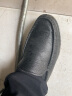 强人驾车鞋男软面软底头层牛皮休闲皮鞋舒适便捷单鞋子 JD351049 黑色 42码 实拍图