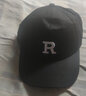 罗维利特帽子男夏天鸭舌帽女情侣百搭遮阳棒球帽情侣款男女通用 R款黑色 均码 54-60 实拍图