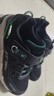 Skechers斯凯奇青少年运动鞋户外鞋冬季新款强抓地防滑儿童鞋406433L 黑色/绿色/BKGR 38 实拍图