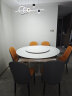 上林春天餐桌可伸缩桌椅组合岩板饭桌1.35m单桌+6菠萝皮椅热卖款 606-4-19 晒单实拍图