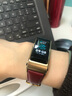 佩伊适用华为手环B7苍穹灰表带智能运动B6 B3商务青春版男女B5手环针扣款时尚快拆真皮牛皮表链 B5真皮表带-金色扣【玫瑰红】 B5手环适用 实拍图