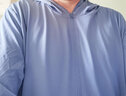 西域骆驼（VANCAMEL）防晒衣男夏季男士户外钓鱼防紫外线冰丝皮肤衣夹克外套 深蓝 2XL 实拍图