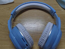 博音[顺丰速发]降噪耳机头戴式蓝牙耳机适用苹果头戴式耳机纯色无线超长续航游戏电竞带麦克风笔记本 【天空蓝】升级5.3隔音降噪 实拍图
