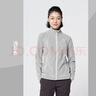 迪卡侬（DECATHLON）摇粒绒外套女抓绒衣保暖户外运动加厚秋冬冲锋衣内胆 全拉链-浅灰色 S 尺码偏大，建议选小一码 实拍图