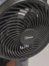 美的（Midea）【直流变频】360°摇头空气循环扇家用落地扇除菌净化扇台式柔风电风扇轻音节能桌面小风扇 GDG24ZR 实拍图