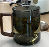 南山先生玻璃杯带把带盖便携泡茶杯茶水分离大容量办公杯带柄家用绿茶杯子 深空杯 带过滤 实拍图