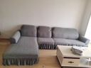 粉小萌裙边沙发套罩全包万能弹力三座贵妃一体式四季通用型老式客厅盖布 深灰 右扶--贵妃（140-180）扶手110内 实拍图