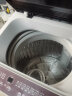 荣事达(Royalstar)  洗衣机  9公斤全自动波轮洗衣机 强劲动力 仿生洗护 透明咖啡 ERVP191018TA 实拍图