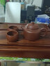 畅陶宜兴紫砂壶纯全手工原矿朱泥泡茶壶德钟壶茶具吴荣华 140cc 朱泥德钟·赠养壶巾 140ml 实拍图
