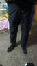 老人头（LRT）男士鹅绒裤外穿防风滑雪羽绒裤宽松保暖高腰加厚防寒裤子冬季新款 墨绿 XL /175（建议125-140斤） 实拍图