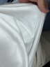 布先生春夏季短袖T恤男士纯棉小白T纯色内搭打底衫 白色 XL/180  实拍图