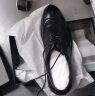 奥康（Aokang）商务男士皮鞋男布洛克男鞋系带低帮鞋193211020 黑色38码 实拍图