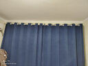 梦达莱全遮光窗帘成品免打孔安装罗马杆一整套卧室定制客厅防风保暖遮阳 深蓝色（遮光99%）成品速发 适用宽3.1-3.6米【窗帘高2.5米】 实拍图