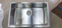 悍高（HIGOLD）厨房水槽单槽加厚304不锈钢手工水槽台上台下洗菜盆配抽拉龙头 晒单实拍图