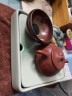 一品仟堂家用茶盘办公室小型茶台茶托盘简约功夫茶具套装储水式干泡台 【全陶瓷】嘉裕长方盘-山源 实拍图