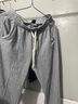 拓路者卫裤男士休闲户外直筒运动长裤通勤简约学生裤子 浅麻灰 L 实拍图
