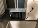 美的（Midea）微波炉快捷家用 20升小型 转盘加热 智能菜单 一键解冻 杀菌电子除味 薄膜按键 M1-L213C 实拍图