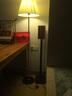 旭强简约客厅卧室书房床头沙发喂奶温馨酒店公主房网红阅读护眼落地灯 黑杆米黄罩脚踏开关暖光12WLED 实拍图
