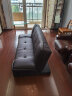 紫盈门 沙发床折叠多功能小户型单双人实木客厅两用午休床懒人沙发 深咖啡色五金脚 1.8米 实拍图