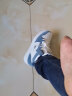 回力男鞋夏季透气高帮运动鞋2024秋季新款鞋子男百搭潮流运动板鞋男 白蓝色 39 实拍图