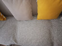 西子纱仿棉麻沙发垫防滑四季通用亚麻布艺皮沙发坐垫垫子套罩盖布巾定制 简单爱-浅灰色【透气棉麻】 70*210CM一条【三人位】 实拍图
