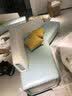 雅迪澳 时尚创意沙发休闲商务4S店铺用展厅大堂会客区接待服装店沙发茶几组合 独立多人位（三张） 防污功能皮（可定制） 单人凳【直径40*高40cm】 实拍图