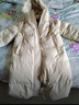 雅鹿羽绒服女2024年新款中长款女士羽绒服女加厚蓄热休闲时尚保暖外套 米色（蜂窝蓄热内里） XL（140-155斤） 实拍图