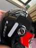LS2摩托车头盔男女全盔四季赛车防雾3C跑盔卡丁车四季安全帽FF358 黑色(赠防雾贴+头套) XXXL(建议61-62头围） 实拍图