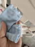 全棉时代婴儿袜子男女童中筒四季棉袜透气 蔚蓝+白+天蓝（3双装 ）9.5cm 实拍图