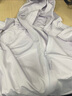 无印良品（MUJI）【防紫外线】 女式 拉链连帽衫防晒衣服外套BB12CC3S 浅银灰色 UPF:40+ 均码（160/84A） 实拍图