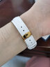 适用天梭T050女表带1853韵驰心媛系列 T050207A T050217A真皮表链 白色-无扣款 16-14mm 实拍图