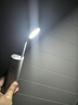 捷骜创意led台灯护眼学习宿舍卧室usb折叠小夜灯户外手电筒充电宝 台灯+手电+应急充【白色】 5000毫安 实拍图