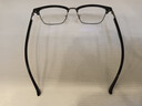 蔡司（ZEISS）镜片近视眼镜框大脸男士防蓝光蔡司眼睛近视镜框半框大框加宽镜框 3039 黑枪 1.56康美达防雾防蓝光0-400 实拍图