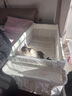 coolbaby多功能婴儿床可折叠可调高度可移动拼接床尿布台儿童宝宝床 魔方屋米【旗舰款】床+三件套 实拍图