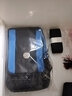 户外多功能手机包挂包女旅行单肩斜挎运动腰包穿皮带男 天蓝配黑色 6.8寸 实拍图