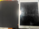毕亚兹 适用苹果iPad Air2保护套 iPad6代平板电脑保护后外壳 轻薄防摔 休眠三折皮套男女款 PB13-金刚黑 晒单实拍图