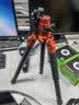 富图宝 Fotopro MG4 双全景云台 3K碳纤维专业数码相机微单摄影摄像三脚架云台 送手机夹 橙色 实拍图