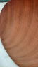 厨帮宝黄铁木砧板刀板砧板莱板实木家用抗菌防霉菜墩圆形案板粘板占板 箍圈款（46*5cm） 实拍图