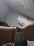 罗宾尼【品质严选】手表男士全自动机械表休闲超薄防水品牌腕表商务皮带 玫壳-黑面皮带款 实拍图