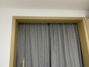 灵水绣加高6米北欧风棉麻质感超高全遮光窗帘隔热客厅卧室挑高自建房 100遮光灰色 定制挂钩式1米(联系卖家) 米 实拍图
