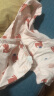 小狗比格儿童内衣套装男宝宝秋衣秋裤套装女纯棉春秋婴儿全棉睡衣 5834橘粉兔 120cm建议4-5岁【无肩扣】 实拍图